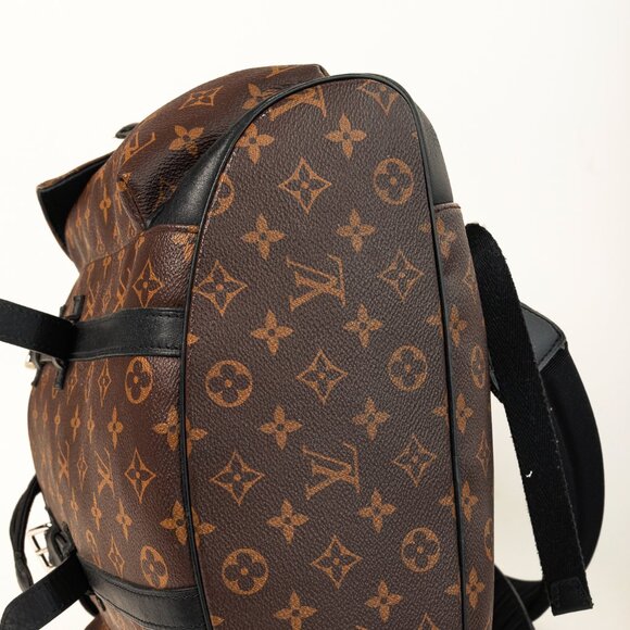 Louis Vuitton M43735 Christopher MM Brown Black Macassar Monogram Backpack - Picture 5 of 16